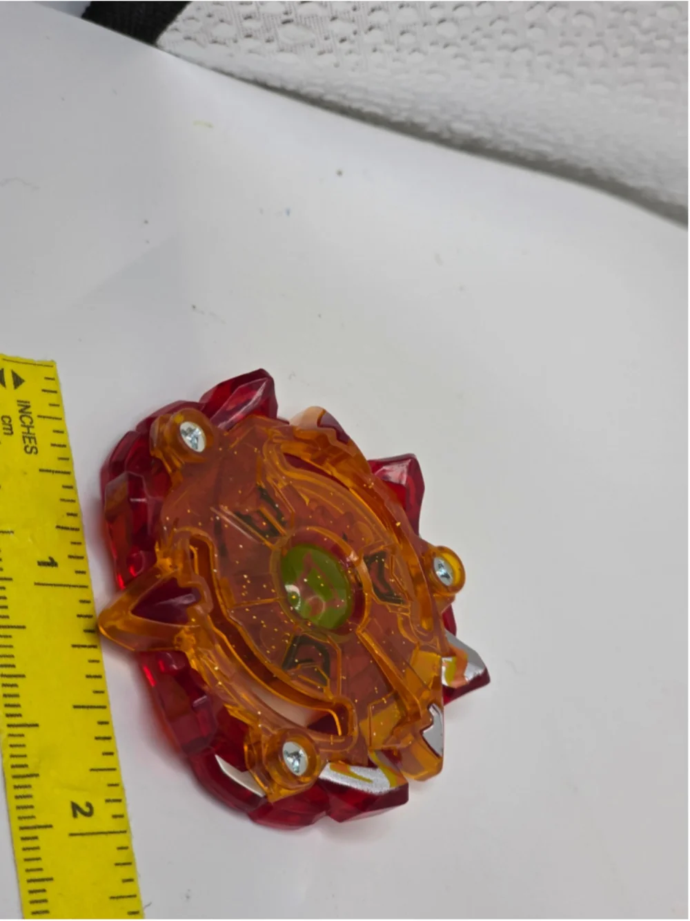 Beyblade Burst Red Orange Translucent Battle Top Spinning Toy Replacement